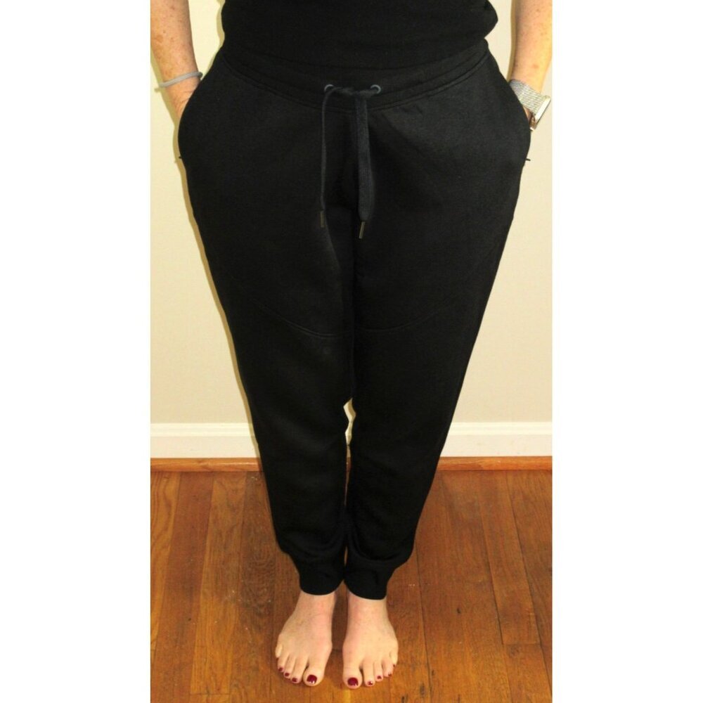 Tasc Performance Women's Legendary Fleece Cotton Jogger Pants Black NWT - Picture 13 of 15